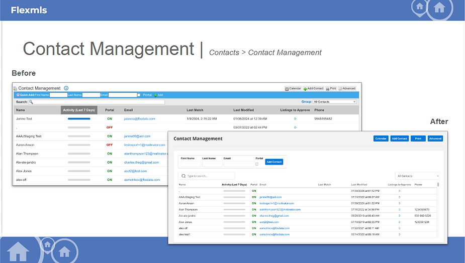 Contact management