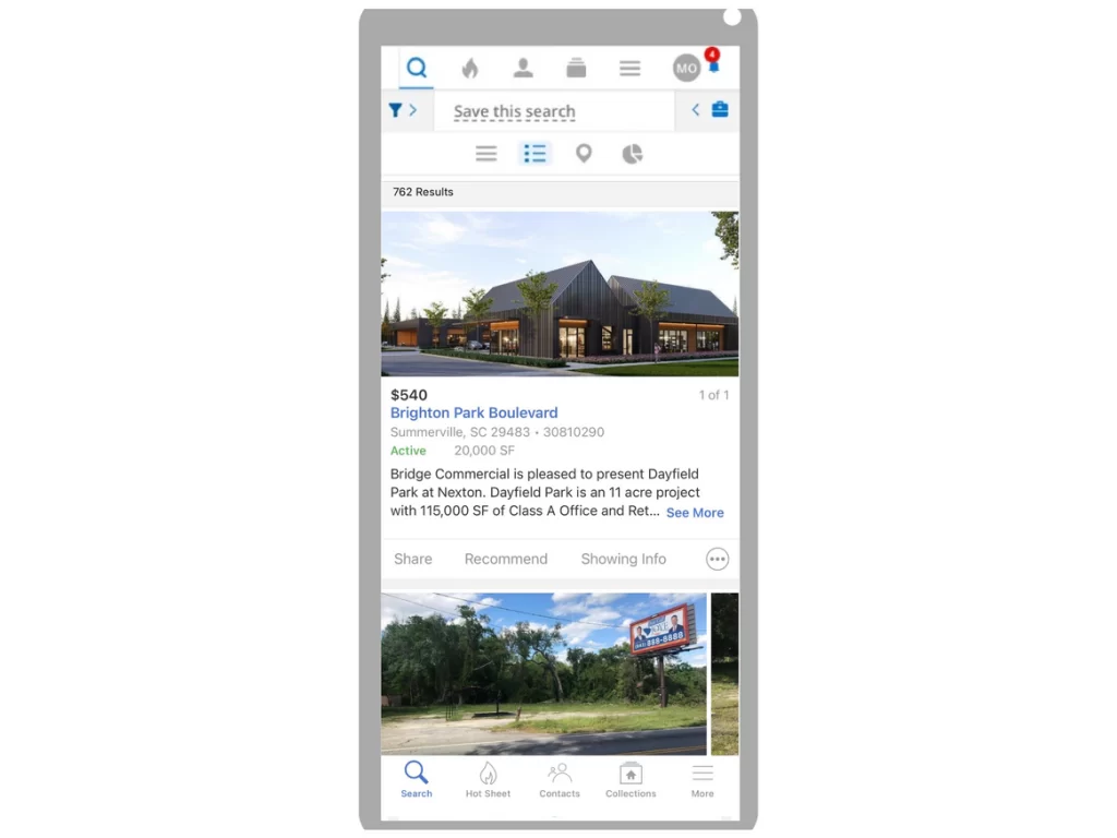 summary view