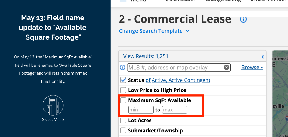 Maximum Square Ft Directions Screenshot